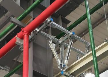 鼎城该抗震支架的整体式支吊架结构协调性好